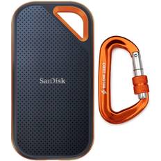 Hard Drives SanDisk 1TB Extreme PRO Portable SSD V2 with 12kN Heavy Duty Carabiner