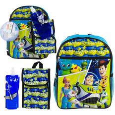 Disney Toy Story 5 Piece Backpack Set Green/Black/Blue One-Size