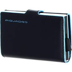 Piquadro blue compact wallet kartenetui geldbörse blu2