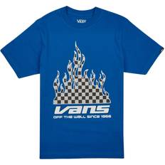 Vans Children's Clothing Vans Kids Reflective Checkerboard Flame T-ShirtTrue Blue VN0007ZN7WM True Blue