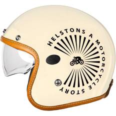 Helstons Sun Carbon Fiber Beige Jet Helmet Beige