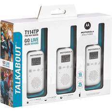 Motorola Walkie Talkies Motorola talkabout two way radio t114tp 3-pk walkie talkie