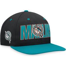 Nike Caps Nike Men's Black Florida Marlins Cooperstown Collection Pro Snapback Hat