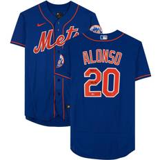 "Pete Alonso Blue New York Mets Autographed Nike Authentic Jersey with "Polar Bear" Inscription"