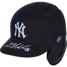 DJ LeMahieu New York Yankees Autographed Matte Black Mini Batting Helmet