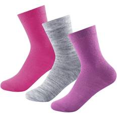 Rosa Sokker Devold Kinder Daily Light 3er Pack Socken