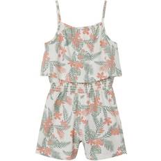 Blumen Jumpsuits Name It Baby's Printed Trouser Suit - Jet Stream