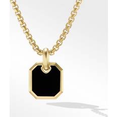 David Yurman Charms & Pendants David Yurman 18K Yellow Gold Amulets Onyx Pendant Black/Gold