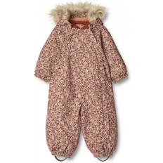 Overaller Wheat Nickie Tech Snowsuit - Rose Dust Flowers (8002i-996R-2036)