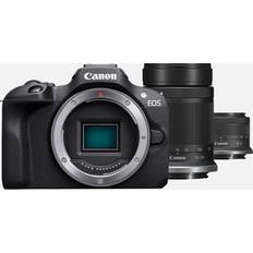 Mirrorless Cameras Canon EOS R100 + RF-S 18-45mm IS STM + 55-210mm IS STM