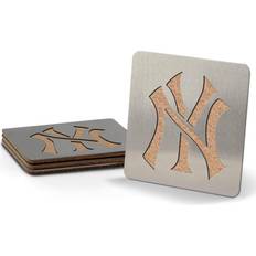 YouTheFan MLB New York Yankees in. Metallics Coasters Set of 4