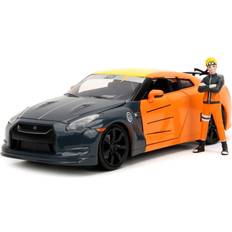 Jada Toy Figures Jada Naruto 1:24 2009 Nissan GT-RR35 Die-Cast Car & 2.75" Naruto Figure, Toys for Kids and Adults
