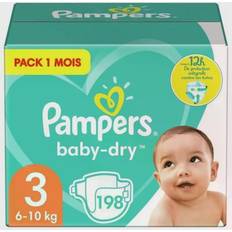 Pampers baby dry 6 Pampers Baby-Dry Size 3, 6-10kg, 198pcs