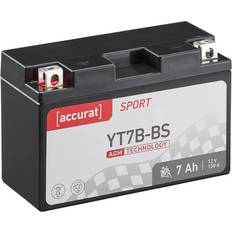 Accurat Sport AGM YT7B-BS Motorradbatterie 7Ah 12V DIN 50719