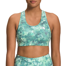 The North Face Underwear The North Face Women’s Elevation Bra - Lime Cream Grit Texture Print