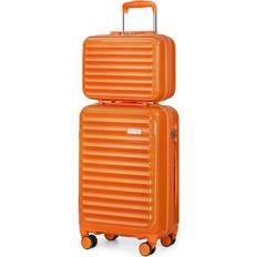Coolife Carry On Spinner Suitcase - Set of 2
