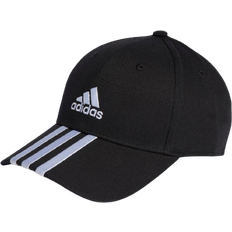 Adidas Herren Caps adidas 3-Stripes Cotton Twill Baseball Cap - Black/White