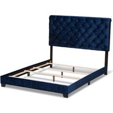 King size bed Baxton Studio Candace Luxe Glamour