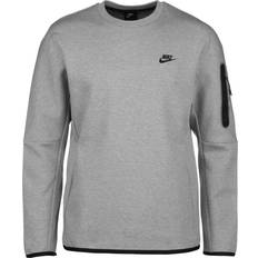 T-shirts & Tank Tops Nike Tech Fleece Crew Men - Dark Grey Heather/Black