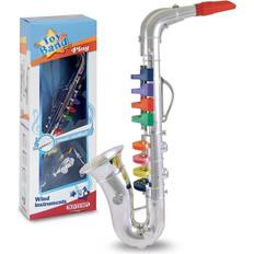 Wind Instruments Bontempi Saxophone with 8 Coloured Keys Notes