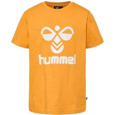 Oransje T-skjorter Hummel Tres T-shirt S/S - Butterscotch (213851-3773)