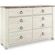 Ashley Chest of Drawers Ashley Willowto Double Whitewash Chest of Drawer 61x41"