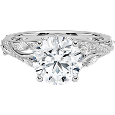 Diamond engagement rings Brilliant Earth Begonia Vine Engagement Ring - White Gold/Diamonds