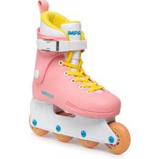 Damen Inlineskates Impala Rollerskates Lightspeed Inline Skate Pink/Yellow