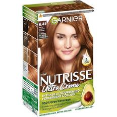 Grå Permanente hårfarger Garnier Nutrisse Ultra Créme 6.41 Dark Copper Blonde