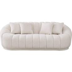 Ashcroft Modern Japandi Style Sofa 87" 3 Seater