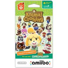 Animal crossing amiibo cards Nintendo animal crossing amiibo card pack series 1 [ 6 cards