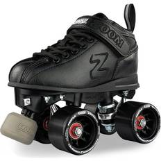 Black Roller Skates Crazy Skate Zoom Unisex Roller Skates, WMNS 14/MENS Black