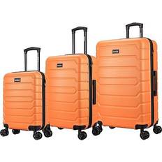 Telescopic Handle Suitcase Sets InUSA Trend Hardside Spinner - Set of 3