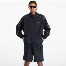 Nike swoosh jacket Nike Solo Swoosh Woven Track Jacket Black