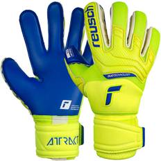 reusch Attrakt Duo Ortho-Tec Goalkeeper Gloves, Yellow/Blue