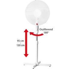 Lex Standventilator Ventilator Oszillation 130cm Windmaschiene