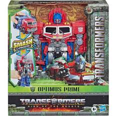 Transformers Action Figures Hasbro Transformers Rise of the Beasts Smash Changer Optimus Prime