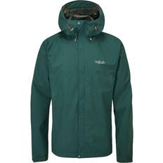 Rab Men's Downpour Eco Waterproof Jacket - Pine