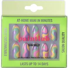 PaintLab Press-On Nails Swirly 24-pack