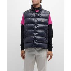 Moncler Men Outerwear Moncler Sleeveless puffer jacket navy