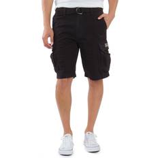 Unionbay Survivor Men's Belted Cargo Shorts - Black