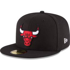 Caps New Era Mens Bulls 59Fifty Team Cap Mens Black