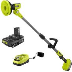 Weed Sweepers Ryobi Cordless ONE TELESCOPING Power Scrubber KIT