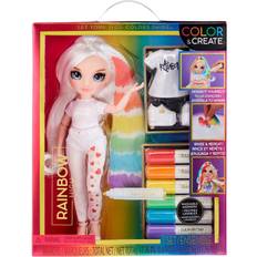 Lol doll house Toys LOL Surprise Rainbow High Color & Create Fashion DIY Doll with Blue Eyes