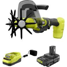 Weed Sweepers Ryobi ONE 18V Cordless Compact Battery Cultivator with 2.0 Ah Battery and Charger