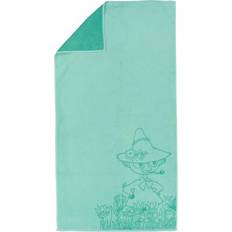 Babyhåndkler på salg Arabia Moomin bath towel 70x140 cm Snufkin mint
