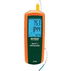Extech TM100 Thermocouple Thermometer,1 In,Type J, K