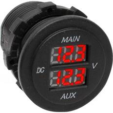 Electrical Outlets & Switches Marine Sport Lighting Rocker-Switch Dual Voltmeter
