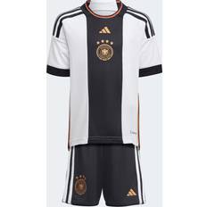 Soccer Uniform Sets adidas 2022-23 Germany Home Mini Kit White-Black, Y2XS