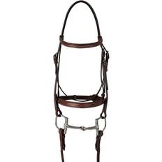 Huntley Equestrian Bridles Huntley Equestrian Classic Fancy Stitched Bridle with Reins
